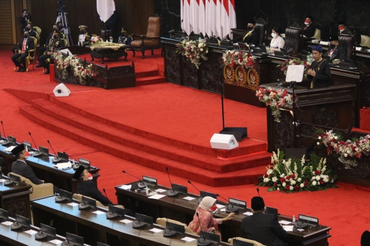 Suasana Sidang Tahunan MPR RI
