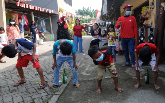 Keceriaan Anak-Anak Merayakan Kemerdekaan di Tengah Pandemi