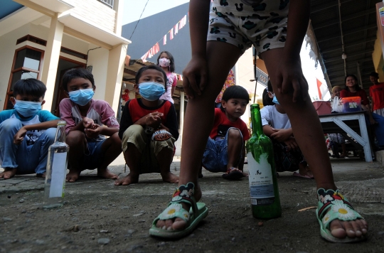 Keceriaan Anak-Anak Merayakan Kemerdekaan di Tengah Pandemi
