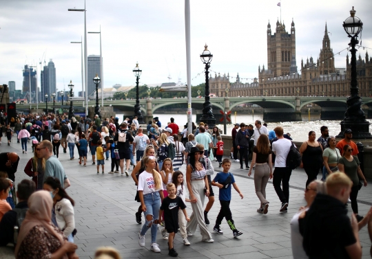 Suasana London Kembali Ramai Wisatawan