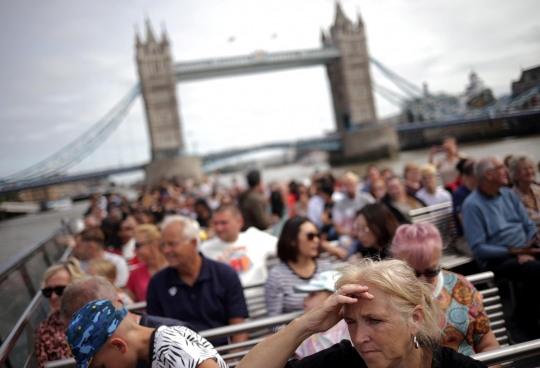 Suasana London Kembali Ramai Wisatawan