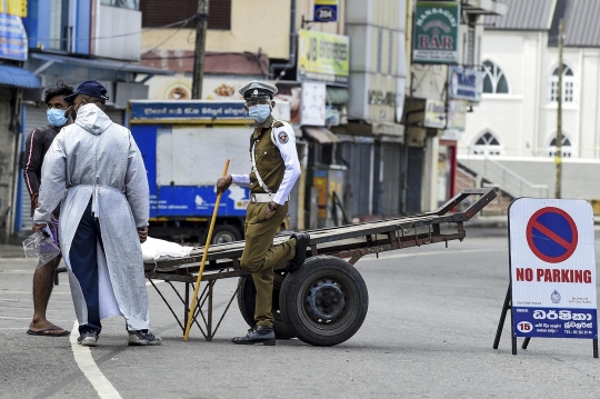 Hening Ibu Kota Sri Lanka Selama Pemberlakuan Lockdown