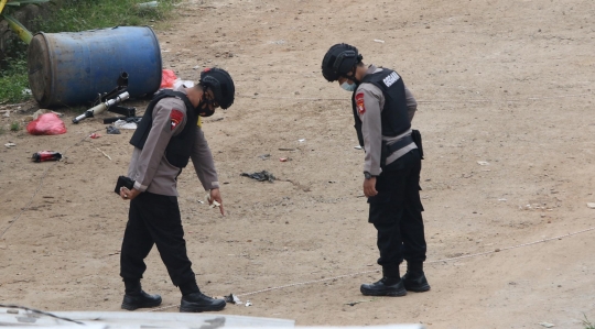 Momen Tim Gegana Ledakan Benda Diduga Bom di Bekasi