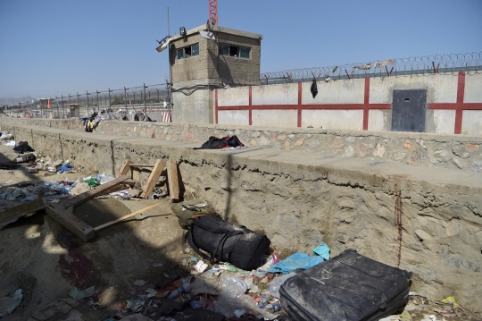 Penampakan Lokasi Serangan Bom Bunuh Diri ISIS di Bandara Kabul