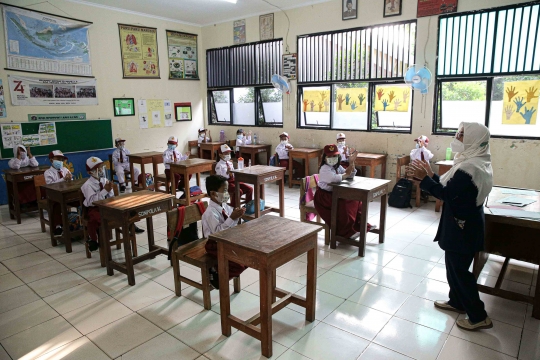 Melihat Uji Coba Pembelajaran Tatap Muka di Jakarta