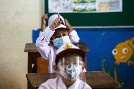 Melihat Uji Coba Pembelajaran Tatap Muka di Jakarta