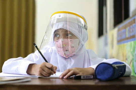 Melihat Uji Coba Pembelajaran Tatap Muka di Jakarta