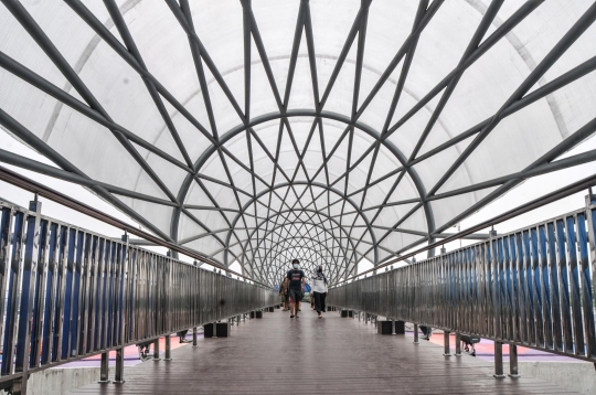 JPO Flyover Lenteng Agung Rampung Dibangun