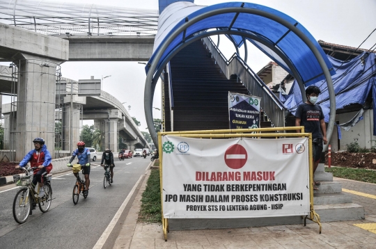 JPO Flyover Lenteng Agung Rampung Dibangun