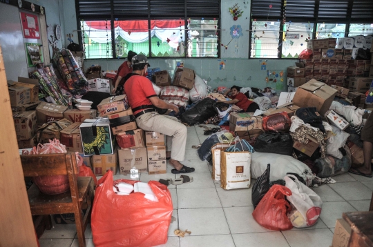 Ratusan Korban Kebakaran Kemayoran Mengungsi di Gedung Sekolah