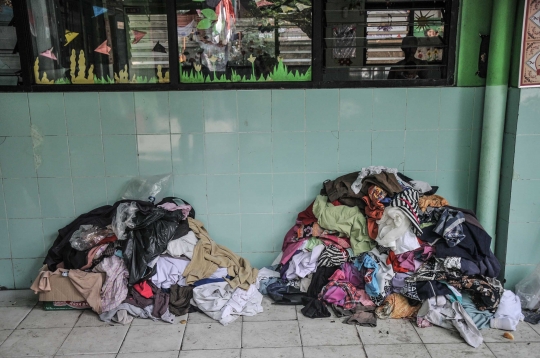 Ratusan Korban Kebakaran Kemayoran Mengungsi di Gedung Sekolah