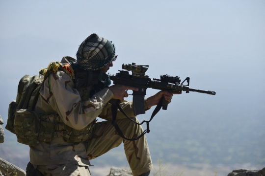 Aksi Pasukan Anti-Taliban di Bukit Panjshir