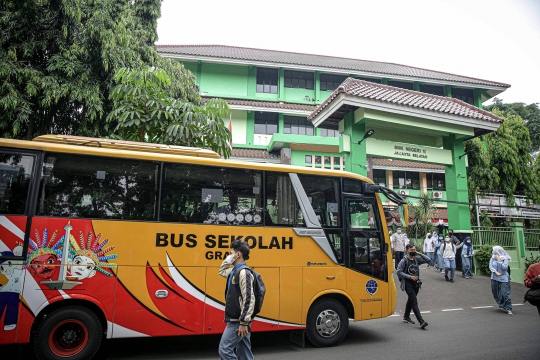 Bus Sekolah DKI Jakarta Kembali Antar Jemput Siswa