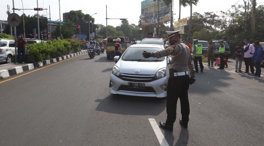 Uji Coba Penerapan Ganjil Genap di Puncak