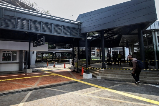 Progres Stasiun Tebet yang Terintegrasi Antarmoda Transportasi