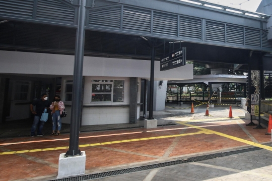 Progres Stasiun Tebet yang Terintegrasi Antarmoda Transportasi