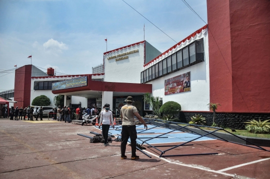 Suasana Lapas Kelas I Tangerang Pascakebakaran