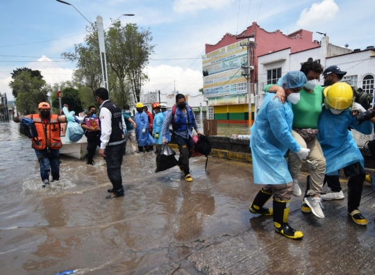 Banjir Rendam RS di Meksiko, 16 Pasien Tewas