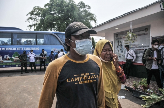 Duka Keluarga Korban Kebakaran Datangi Lapas Klas I Tangerang