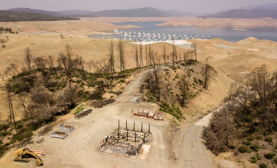 Kekeringan Parah Danau Oroville di Calivornia