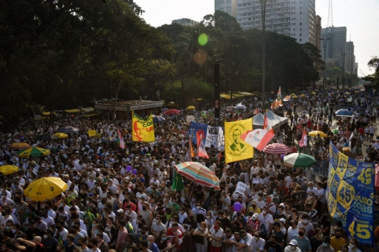 Ribuan Warga Brasil Demo Tuntut Pemakzulan Presiden Bolsonaro