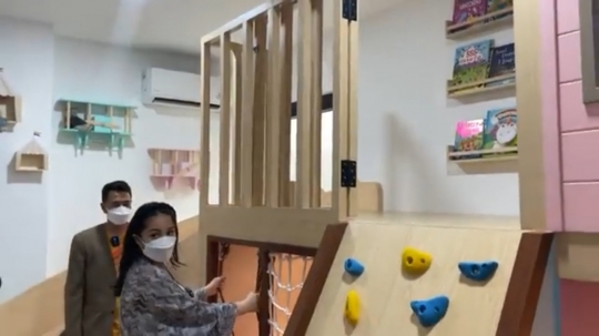 7 Potret Playground di Rumah Mewah Syahnaz dan Jeje, Raffi Puji Desainnya yang Lucu