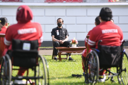 Jokowi Bagi-Bagi Bonus untuk Atlet Paralimpiade Tokyo 2020