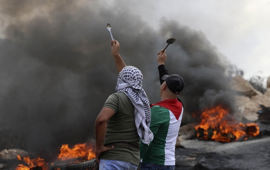 Sendok, Simbol Baru Perlawanan Rakyat Palestina Terhadap Israel
