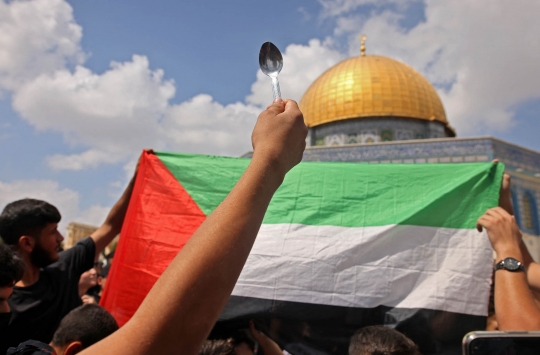 Sendok, Simbol Baru Perlawanan Rakyat Palestina Terhadap Israel