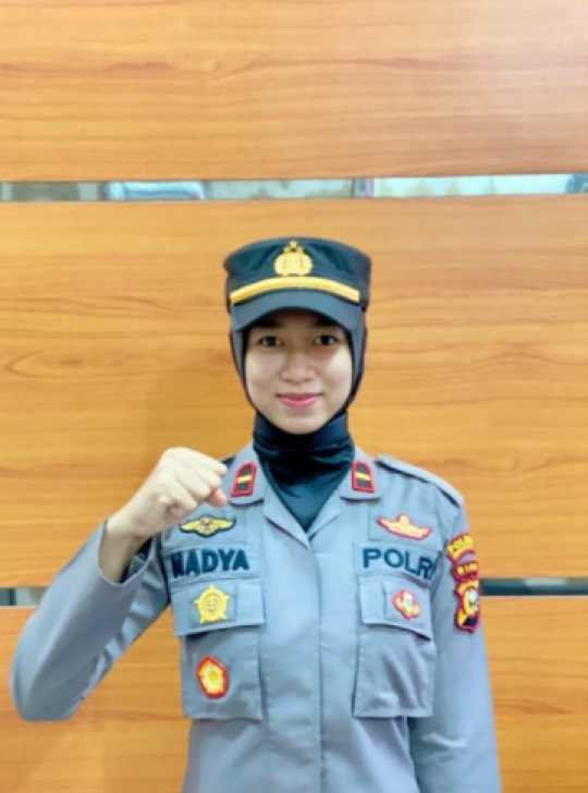Masih 23 Tahun, Ini Sosok Cantik Ipda Nadya Ayu Jadi Kapolsek termuda di Riau