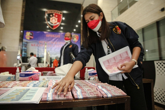 Bareskrim Ungkap Tersangka Pemalsuan Uang di Jakarta