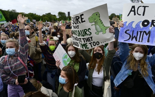 Ribuan Aktivis Lingkungan di Jerman Demo Soal Pemanasan Global