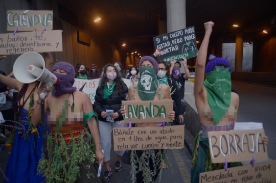 Demo Hari Dekriminalisasi Aborsi di Amerika Latin dan Karibia