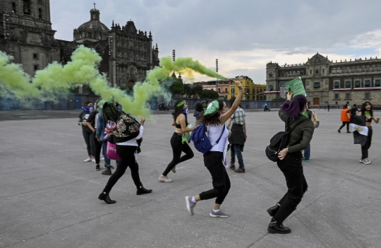 Demo Hari Dekriminalisasi Aborsi di Amerika Latin dan Karibia