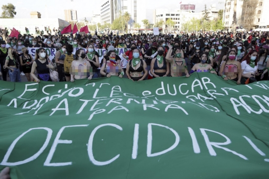 Demo Hari Dekriminalisasi Aborsi di Amerika Latin dan Karibia