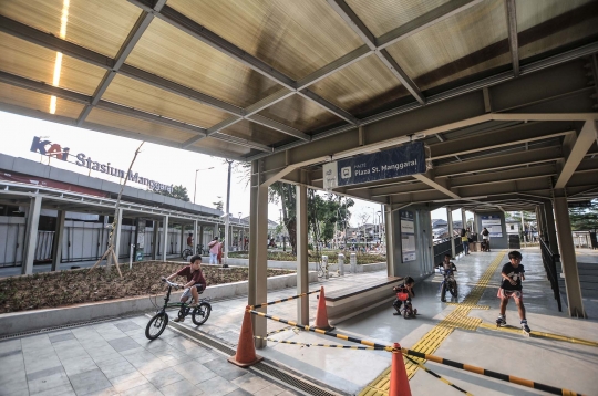 Proyek Revitalisasi Stasiun Manggarai Hampir Rampung