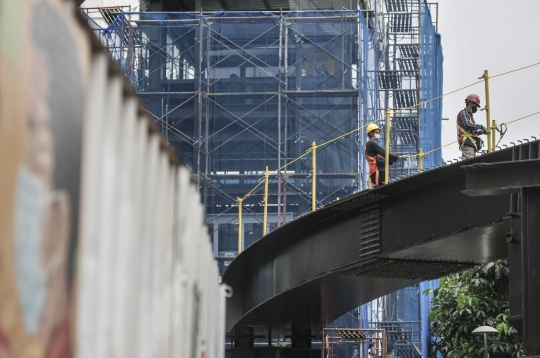 Pembangunan Jembatan Penyeberangan Khusus Sepeda Terus Dikebut