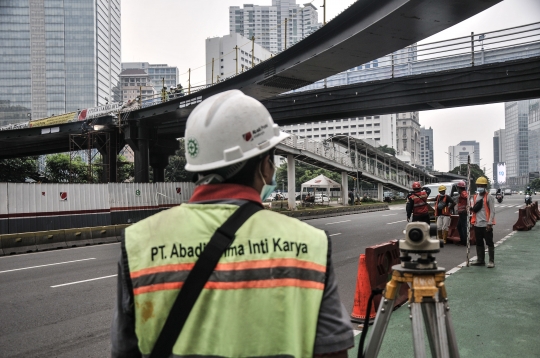 Pembangunan Jembatan Penyeberangan Khusus Sepeda Terus Dikebut