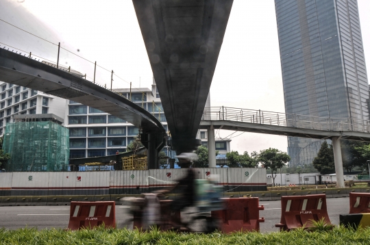 Pembangunan Jembatan Penyeberangan Khusus Sepeda Terus Dikebut