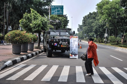 112 Alutsista Meriahkan HUT ke-76 TNI di Depan Istana