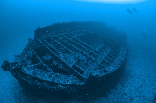 Melihat Bangkai Kapal Perang Dunia I di Dasar Laut Turki