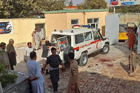 Kondisi Masjid Syiah di Afghanistan Diserang Bom Saat Salat Jumat