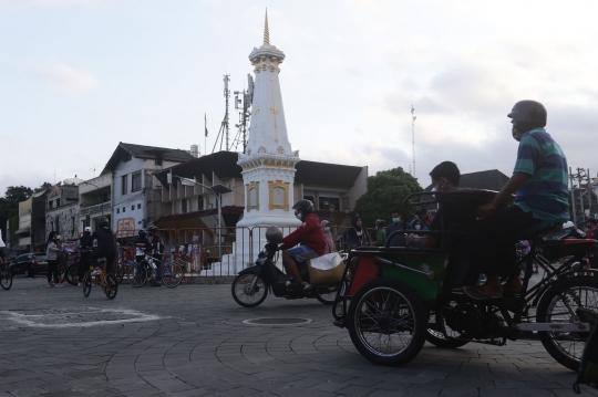 Suasana Kawasan Wisata di Jalan Malioboro Kembali Ramai