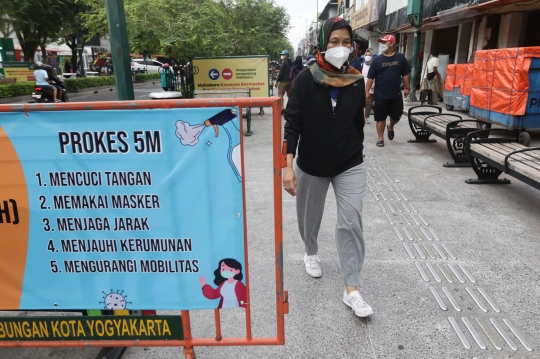 Suasana Kawasan Wisata di Jalan Malioboro Kembali Ramai
