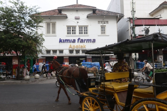 Suasana Kawasan Wisata di Jalan Malioboro Kembali Ramai