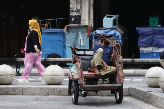 Suasana Kawasan Wisata di Jalan Malioboro Kembali Ramai