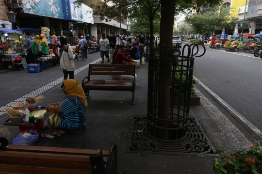 Suasana Kawasan Wisata di Jalan Malioboro Kembali Ramai