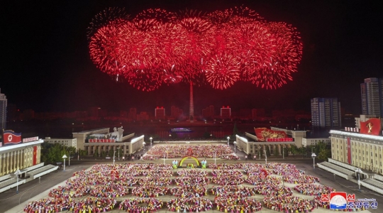 Kemeriahan Perayaan Ulang Tahun ke-76 Partai Buruh di Korea Utara