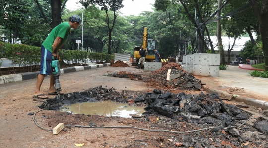 Pemprov DKI Kebut Pembuatan Sumur Resapan