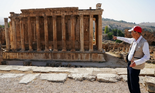 Sunyi Reruntuhan Romawi Kuno Lebanon Akibat Krisis